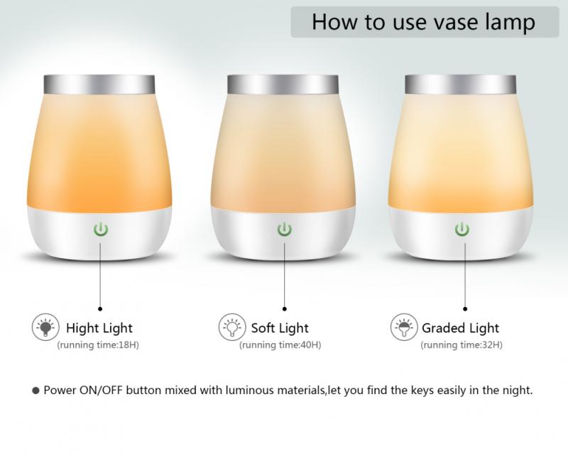 LED Vase Lamp