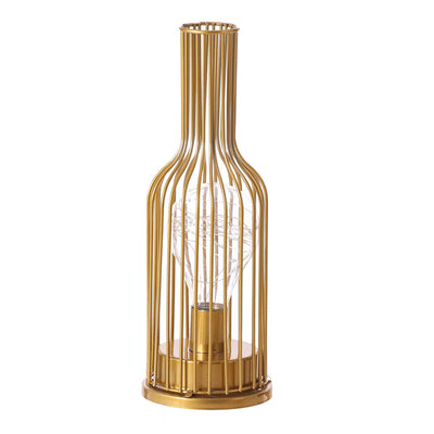 Creative Nordic Iron Art Decorative Lamp Bottle LED Night Light